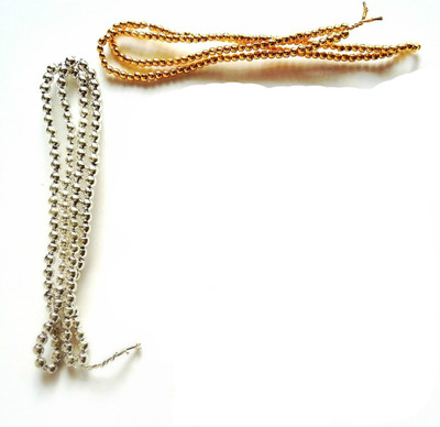 Udhayam Silver/Golden Beads for Jewellery making kit