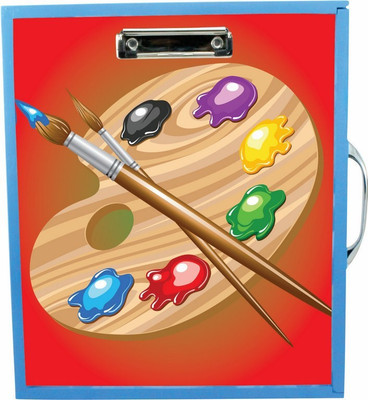 Enigmatic Woodworks Wooden Art Box - Art Theme2(Blue)