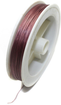 Jaunty Beadsnfashion Metal Beading Wire Light Pink For Jewellery Making DIY, 0.45 MM (100 Mtrs.)
Jaunty Beadsnfashion Metal Beading Wire Light Pink For Jewellery Making DIY, 0.45 MM (100 Mtrs.)