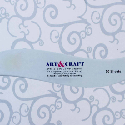 Tootpado Art & Craft Size 6x6 Inch, Craft Paper