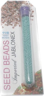 Jaunty Beadsnfashion Imported Jablonex Seed Beads Opaque Aquamarine Green