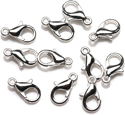 Udhayam Silver Plated Lobster Clasps Claw Jewellery Hooks Necklace And Bracelet 6 Mm Aproximate
Udhayam Silver Plated Lobster Clasps Claw Jewellery Hooks Necklace And Bracelet 6 Mm Aproximate