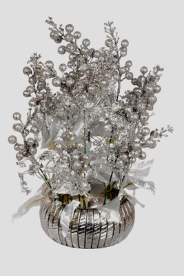 Yash Enterprises Ball(44 cm) Silver Assorted Artificial Flower with Pot(17 inch, Pack of 1)
Yash Enterprises Ball(44 cm) Silver Assorted Artificial Flower with Pot(17 inch, Pack of 1)