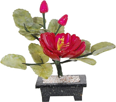 Orchard Pink Hibiscus Artificial Flower(7 inch, Pack of 1)