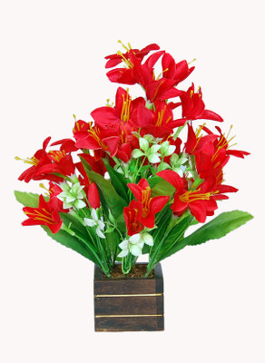 Loxia SMFA-2005B Red Assorted Artificial Flower with Pot(14 inch, Pack of 1)
Loxia SMFA-2005B Red Assorted Artificial Flower with Pot(14 inch, Pack of 1)