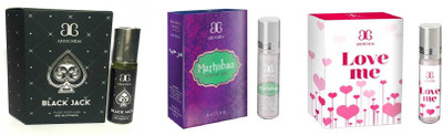 Arochem Love me marhabaa Black Jack Combo Floral Attar(Floral)