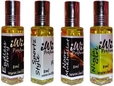 iwill Premium Noor Mukhallat, Ninja Girl, Sportz Style, Endless Story Non Alcoholic Fancy Perfume 32 ml Pack Herbal Attar(Floral)
iwill Premium Noor Mukhallat, Ninja Girl, Sportz Style, Endless Story Non Alcoholic Fancy Perfume 32 ml Pack Herbal Attar(Floral)