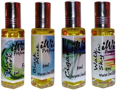 iwill Premium Silver Mark, Black Mussk, Silver Mark, Walk In Sky Non Alcoholic Fancy Perfume 32 ml Pack Floral Attar(Woody)
iwill Premium Silver Mark, Black Mussk, Silver Mark, Walk In Sky Non Alcoholic Fancy Perfume 32 ml Pack Floral Attar(Woody)