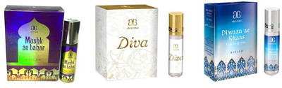 Arochem Diva Deewan ae khas Mushk Ae Bahar Combo Floral Attar(Floral)