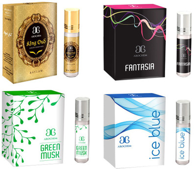 Arochem Green Musk Ice blue Fantasia King oudh Combo Floral Attar(Sandalwood)
Arochem Green Musk Ice blue Fantasia King oudh Combo Floral Attar(Sandalwood)