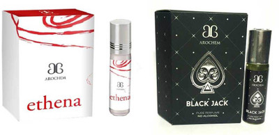 Arochem Ethena Black Jack Combo Floral Attar(Amber)