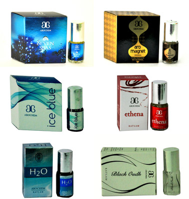 Arochem H2O Magnet IceBlue SevenSeas BlackOudh Ethena Floral Attar(Musk Arabia)
Arochem H2O Magnet IceBlue SevenSeas BlackOudh Ethena Floral Attar(Musk Arabia)