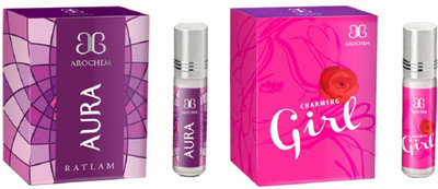 Arochem Charming Girl Aura Combo Floral Attar(Musk)