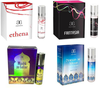 Arochem Deewan ae khas Ethena Fantasia Mushk Ae Bahar Combo Floral Attar(Floral)
Arochem Deewan ae khas Ethena Fantasia Mushk Ae Bahar Combo Floral Attar(Floral)