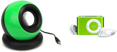 De Bluemix Combo 2 in 1 Set of Portable Mini AUX Battery Rechargable Speaker with Music Sleek 8 GB MP3 Player(Multicolor, 0 Display)
De Bluemix Combo 2 in 1 Set of Portable Mini AUX Battery Rechargable Speaker with Music Sleek 8 GB MP3 Player(Multicolor, 0 Display)