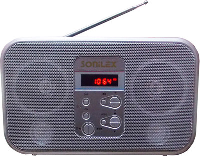 Sonilex S-360-Silver MP3 Player(Silver, 1 Display)