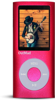 OutMad Smp_004 MP4 Player(Pink, 1 Display)