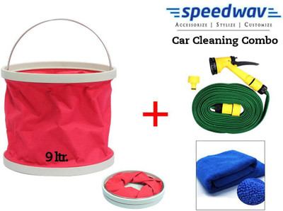 Speedwav 1 Foldable Cleaning Kit Water Bucket, 1 Spray Jet Gun, 1 Microfiber Cloth Combo
Speedwav 1 Foldable Cleaning Kit Water Bucket, 1 Spray Jet Gun, 1 Microfiber Cloth Combo