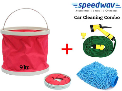 Speedwav 1 Foldable Cleaning Kit Water Bucket, 1 Spray Jet Gun, 1 Microfiber Glove Combo
Speedwav 1 Foldable Cleaning Kit Water Bucket, 1 Spray Jet Gun, 1 Microfiber Glove Combo