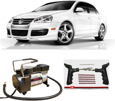 Creative Via AutoCut-OFF Premium Metal Air Compressor With Tyre Punture Repair Kit For Volkswagen Jetta Combo