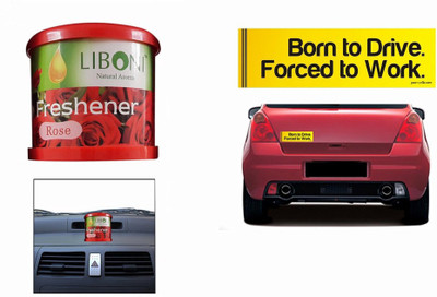 Speedwav 1 X Quirky Car Bumper Sticker, 1 X Liboni Natural Aroma Car Air Freshener / Perfume-Rose Combo
Speedwav 1 X Quirky Car Bumper Sticker, 1 X Liboni Natural Aroma Car Air Freshener / Perfume-Rose Combo