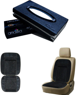 Kozdiko 1Pcs Car Tissue Paper with Box Black, 1Pcs Bead Seat Cushion with Grey Velvet Border Combo
Kozdiko 1Pcs Car Tissue Paper with Box Black, 1Pcs Bead Seat Cushion with Grey Velvet Border Combo