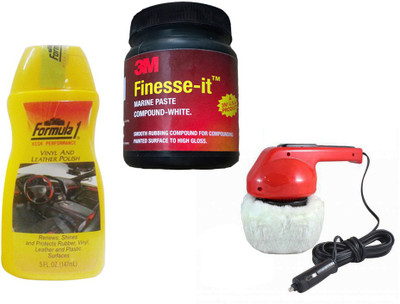 Coido 1 Car Polisher, 1 Formula 1 Leather Polish, 1 3M Premium Rubbing Compound Combo
Coido 1 Car Polisher, 1 Formula 1 Leather Polish, 1 3M Premium Rubbing Compound Combo
