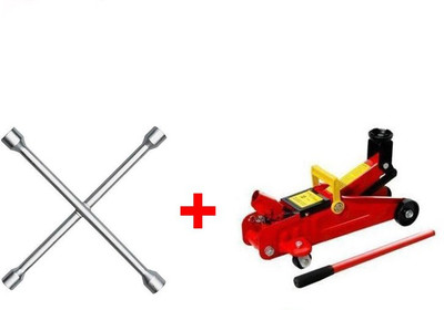 OEM 1 4 Way Spanner, 1 2 Ton Hydraulic Trolly Jack Combo