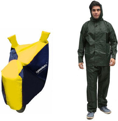 Speedwav 1 X Speedwav Sporty Bike Body Cover, 1 X Speedwav Rain Suit With Hood Combo
Speedwav 1 X Speedwav Sporty Bike Body Cover, 1 X Speedwav Rain Suit With Hood Combo