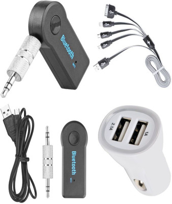 Anweshas 1 x bluetooth receiver, 1 x car charger, 1 x charging cable 4in1 Combo
Anweshas 1 x bluetooth receiver, 1 x car charger, 1 x charging cable 4in1 Combo