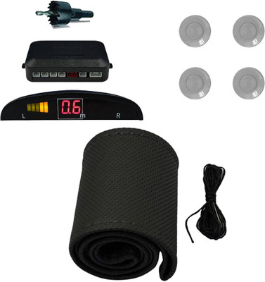 Allure Auto 1 Ring Type Car Steering Cover, Car Reverse Parking Sensor With Led Display- Silver Combo
Allure Auto 1 Ring Type Car Steering Cover, Car Reverse Parking Sensor With Led Display- Silver Combo