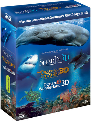 Sharks / Dolphins And Whales / Ocean Wonderland - 3D(3D Blu-ray English)