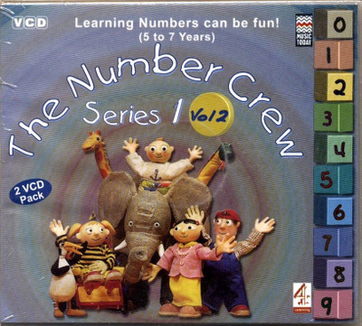 The Number Crew Series 1 Vol. 2 (Part I & II)(VCD Hindi)