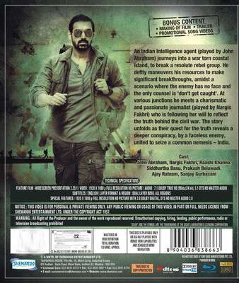Madras Cafe(Blu-ray Hindi)