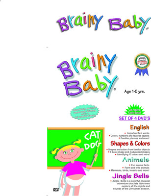 Brainy Baby - English / Shapes & Colors / Animals / Jingle Bells(DVD English)
Brainy Baby - English / Shapes & Colors / Animals / Jingle Bells(DVD English)