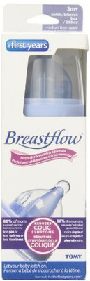 The First Year Breastflow Bottle - 250 ml(White)