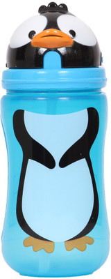 N&M Silicone Straw Soft and Comfortable Cup - Blue - 150 ml(Blue)