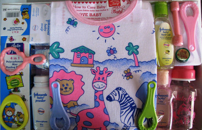 Love Baby Baby Care Combo(Pink)