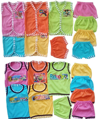 Sonpra New Born Baby Fashion Soft Cotton Baba Suits Jablas T-Shirts Shorts Combo Set (0 - 6 Months)(Multicolor)
Sonpra New Born Baby Fashion Soft Cotton Baba Suits Jablas T-Shirts Shorts Combo Set (0 - 6 Months)(Multicolor)
