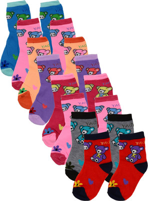 Joymart Joy Mart Unisex Cotton Socks, 8 Pairs of Socks(Multicolor)