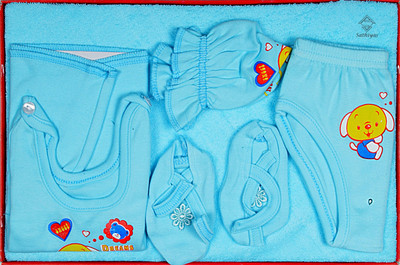 Sathiyas Baby girls gift set(Blue)