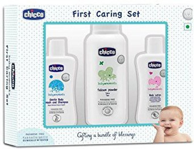 Chicco FIRST CARING 3PCS GIFT SET(Pink)