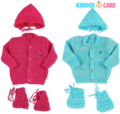 KiddosCare Woollen Knitted Baby Sweater(Blue, Red)
KiddosCare Woollen Knitted Baby Sweater(Blue, Red)