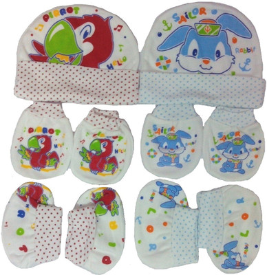 Kero Kid Sailor Rabbit & Hello Parrot Mittens Booties Caps Baby Care Combo Set(Multicolor)
Kero Kid Sailor Rabbit & Hello Parrot Mittens Booties Caps Baby Care Combo Set(Multicolor)