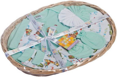 MeeMee Pampering Present For New Borns(Light Green)
