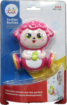 Mamaboo Huile Zodiac Sheep Rattle(Multicolor)