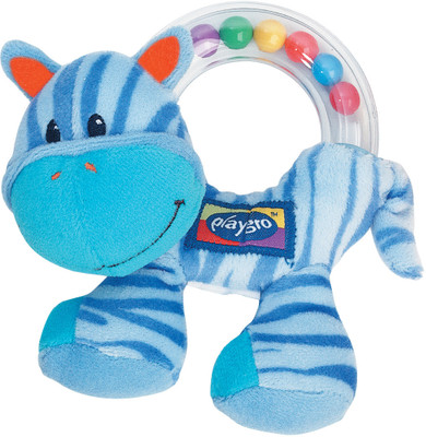 Playgro Noah's Ark Zebra Loop Rattle(Multicolor)