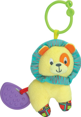 Winfun Little Pals Caesar the Lion Hand Rattle(Multicolor)