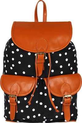 Kleio Stylish Casual Polka Dots Backpack for Women /Girls for college/outing 1 L Backpack(Multicolor), Black;brown
Kleio Stylish Casual Polka Dots Backpack for Women /Girls for college/outing 1 L Backpack(Multicolor), Black;brown