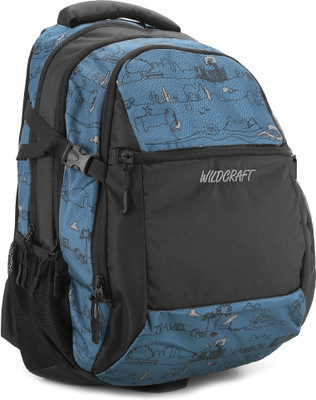 Wildcraft Surf LD Backpack(Blue, Black)